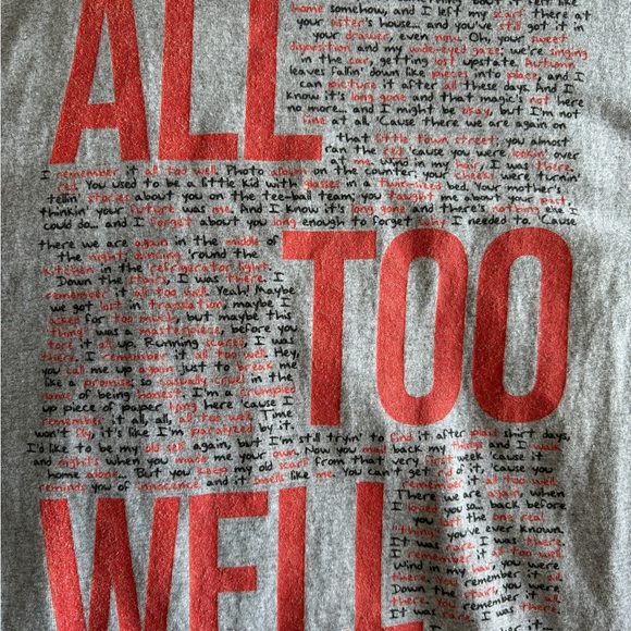 All Too Well TShirt - Picture 4 of 4